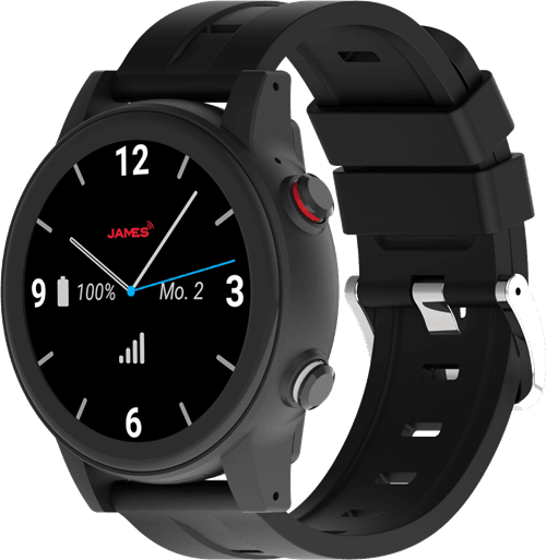 Wie lange hält der Akku von einer Notrufuhr?