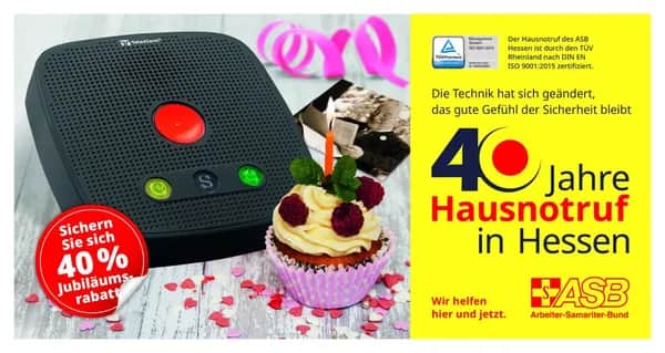 40 Jahre ASB Hausnotruf Wiesbaden